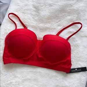 Wired Red Bikini Top